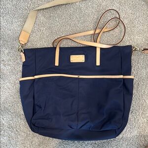 Kate Spade Navy and Tan Diaper Bag